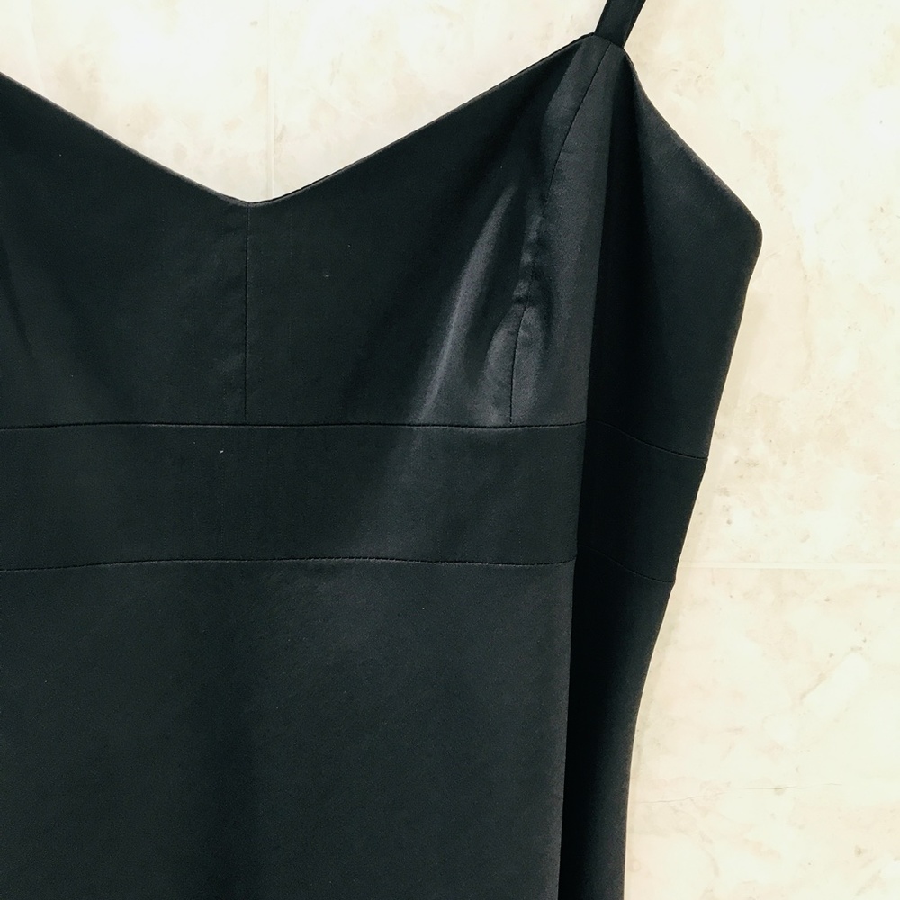 BANANA REPUBLIC {8} LBD Little Black Dress Spaghetti Straps - Picture 5 of 7